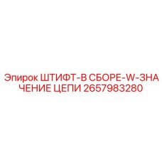 2657983280 ШТИФТ-В СБОРЕ-W-ЗНАЧЕНИЕ ЦЕПИ Epiroc