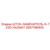 2657198400 ШТОК-ЗАМЕНИТЕЛЬ-5-7X30-HAZMAT Epiroc