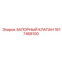1617468100 ЗАПОРНЫЙ КЛАПАН Epiroc
