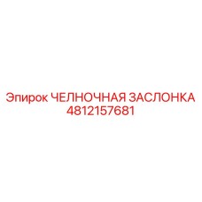 4812157681 ЧЕЛНОЧНАЯ ЗАСЛОНКА Epiroc