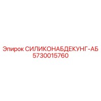 5730015760 СИЛИКОНАБДЕКУНГ-АБ | Epiroc