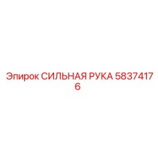 58374176 СИЛЬНАЯ РУКА Epiroc