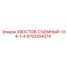 9753204374 ХВОСТОВ-СЪЕМНЫЙ-1X4-1-4 Epiroc