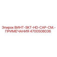 4700508036 ВИНТ-SKT-HD-CAP-СМ.-ПРИМЕЧАНИЯ Epiroc