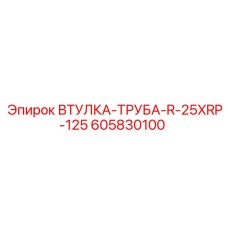 605830100 ВТУЛКА-ТРУБА-R-25XRP-125 Epiroc