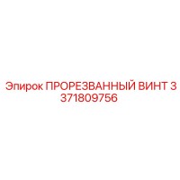 3371809756 ПРОРЕЗВАННЫЙ ВИНТ Epiroc
