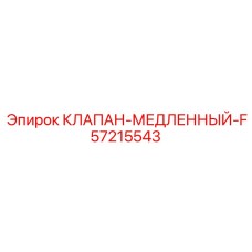 Клапан для плавного регулирования 57215543 Epiroc