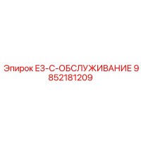 9852181209 E3-C-ОБСЛУЖИВАНИЕ Epiroc