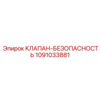 1091033881 КЛАПАН-БЕЗОПАСНОСТЬ Epiroc