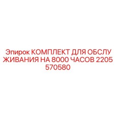 2205570580 КОМПЛЕКТ ДЛЯ ОБСЛУЖИВАНИЯ НА 8000 ЧАСОВ Epiroc