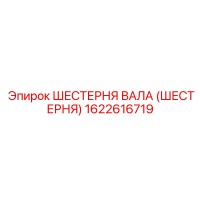 1622616719 ШЕСТЕРНЯ ВАЛА (ШЕСТЕРНЯ) Epiroc
