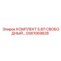 GS61069828 КОМПЛЕКТ 5.8Л СВОБОДНЫЙ Epiroc