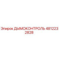 4812232828 ДЫМОКОНТРОЛЬ Epiroc