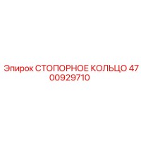 4700929710 СТОПОРНОЕ КОЛЬЦО Epiroc