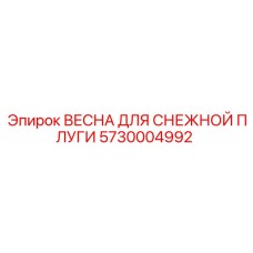 5730004992 ВЕСНА ДЛЯ СНЕЖНОЙ ПЛУГИ Epiroc