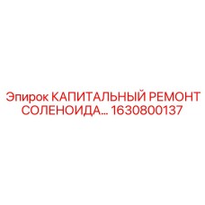 1630800137 КАПИТАЛЬНЫЙ РЕМОНТ СОЛЕНОИДА Epiroc