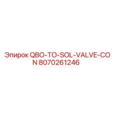 8070261246 QBO-TO-SOL-VALVE-CON Epiroc