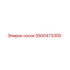 5500473300 Сосок Epiroc