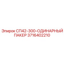 3716402210 СП42-300-ОДИНАРНЫЙ ПАКЕР Epiroc
