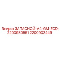 2200902449 ЗАПАСНОЙ-A4-GM-ECD-2200980551 Epiroc
