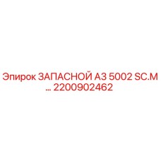 2200902462 ЗАПАСНОЙ А3 5002 SC.M Epiroc