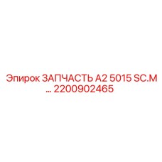 2200902465 ЗАПЧАСТЬ A2 5015 SC.M Epiroc