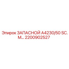 2200902527 ЗАПАСНОЙ А4230/50 SC.M Эпирок