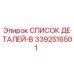 3392516501 СПИСОК ДЕТАЛЕЙ-B Epiroc
