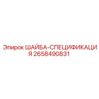 2658490831 ШАЙБА-СПЕЦИФИКАЦИЯ Epiroc