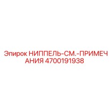 4700191938 НИППЕЛЬ-СМ.-ПРИМЕЧАНИЯ Epiroc