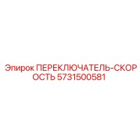 5731500581 ПЕРЕКЛЮЧАТЕЛЬ-СКОРОСТЬ Epiroc