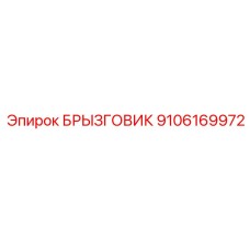 9106169972 БРЫЗГОВИК Epiroc