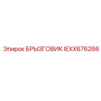 БРЫЗГОВИК IEXX676266 Эпирок