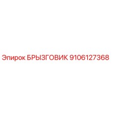 9106127368 БРЫЗГОВИК Epiroc