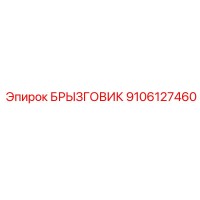 9106127460 БРЫЗГОВИК Epiroc