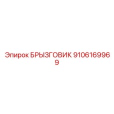 9106169969 БРЫЗГОВИК Epiroc