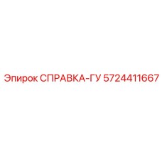 5724411667 СПРАВКА-ГУ Эпирок