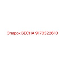 9170322610 ВЕСНА Epiroc