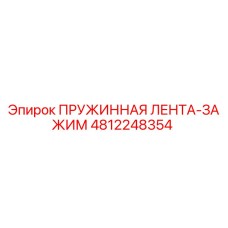 4812248354 ПРУЖИННАЯ ЛЕНТА-ЗАЖИМ Epiroc