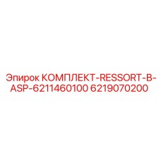 6219070200 КОМПЛЕКТ-RESSORT-B-ASP-6211460100 Epiroc