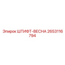 2653116794 ШТИФТ-ВЕСНА Epiroc