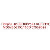 57559692 ЦИЛИНДРИЧЕСКОЕ ПРЯМОЗУБОЕ КОЛЕСО Epiroc