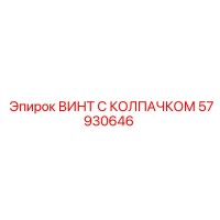 57930646 ВИНТ С КОЛПАЧКОМ Epiroc