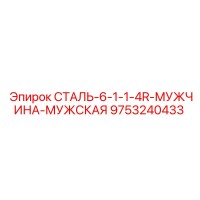 9753240433 СТАЛЬ-6-1-1-4R-МУЖЧИНА-МУЖСКАЯ Epiroc