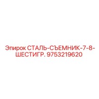 9753219620 СТАЛЬ-СЪЕМНИК-7-8-ШЕСТИГР. Epiroc