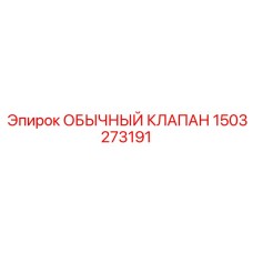 1503273191 ОБЫЧНЫЙ КЛАПАН Epiroc