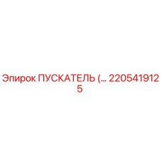 2205419125 ПУСКАТЕЛЬ (Epiroc)