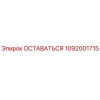 1092001715 ОСТАВАТЬСЯ Эпирок