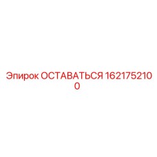 1621752100 ОСТАВАТЬСЯ Epiroc