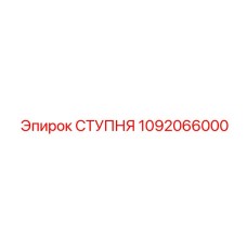 1092066000 СТУПНЯ Epiroc